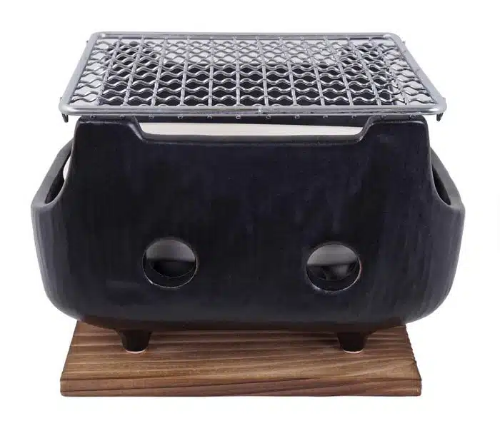 Konro Grill with mesh - 18.5 x 14 x 11.5 cm