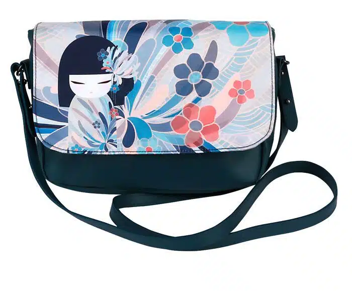 Blue Namika Shoulder Bag - Kimmidoll - 23 x 18.5 x 7.5 cm