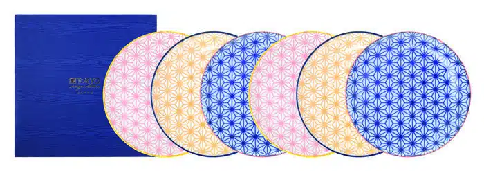 Plate set - Star Wave - 6-piece set - 16 x 2 cm