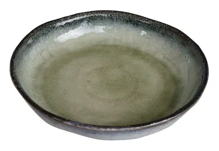 Green plate - Yamasaku - 21.5 x 4 cm