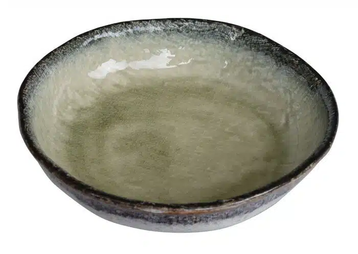 Green plate - Yamasaku - 18.5 x 4 cm