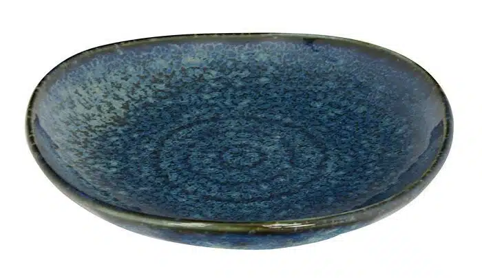 Blue plate - cobalt blue - 9,7 x 2 cm