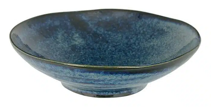 Blue plate - cobalt blue - 17 x 4.9 cm