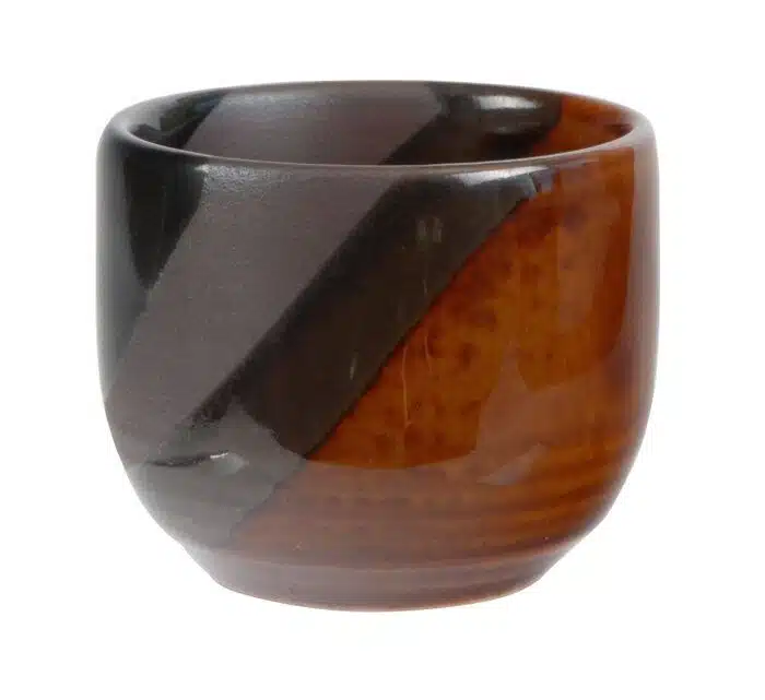 Brown sake cup - 4.8 x 4.5 cm 50 ml