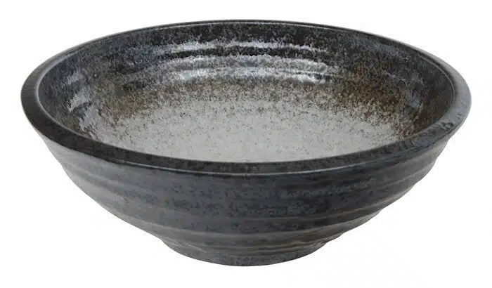 Black / White Bowl - Mino Yaki - 24 x 8 cm 1500 ml