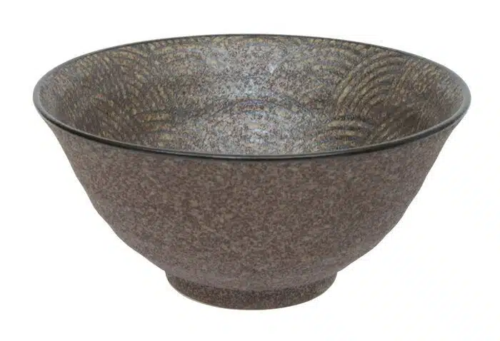 Brown Bowl - Mino Yaki - 20 x 10 cm 1200 ml