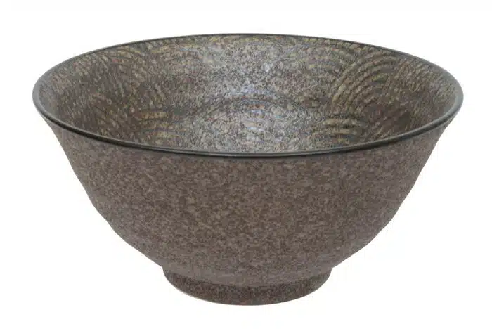 Brown Bowl - Mino Yaki - 20 x 10 cm 1200 ml
