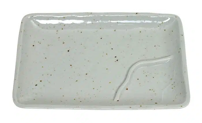 Gray Plate - Large Plate - 17.5 x 11.5 cm