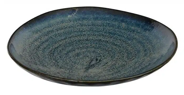 Blue plate - cobalt blue - 19 cm