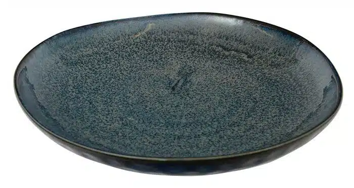 Blue plate - cobalt blue - 22,7 cm