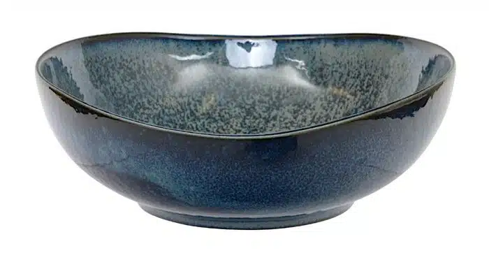 Blue oval bowl - cobalt blue - 11 x 10,8 x 4 cm 160 cm