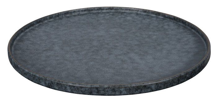 Tokyo Design Studio - Nezumi - Donkergrijs Dinerbord met Rand - 27 x 2.5 cm