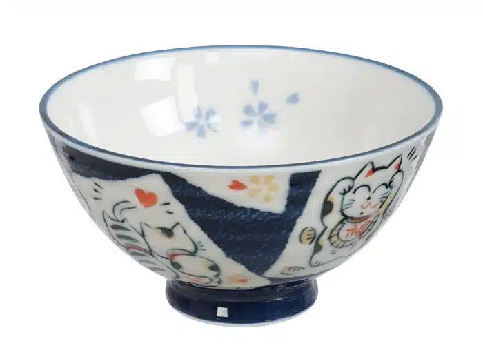 Blue Bowl - Kawaii - 11.2 x 6 cm 250 ml