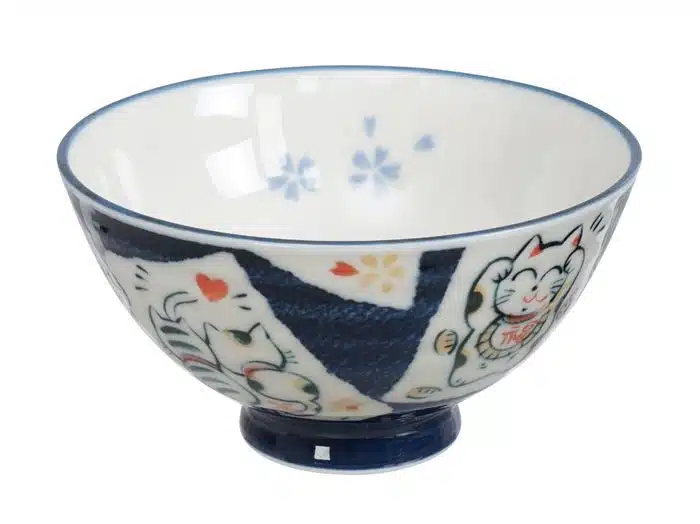 Blue Bowl - Kawaii - 11.2 x 6 cm 250 ml