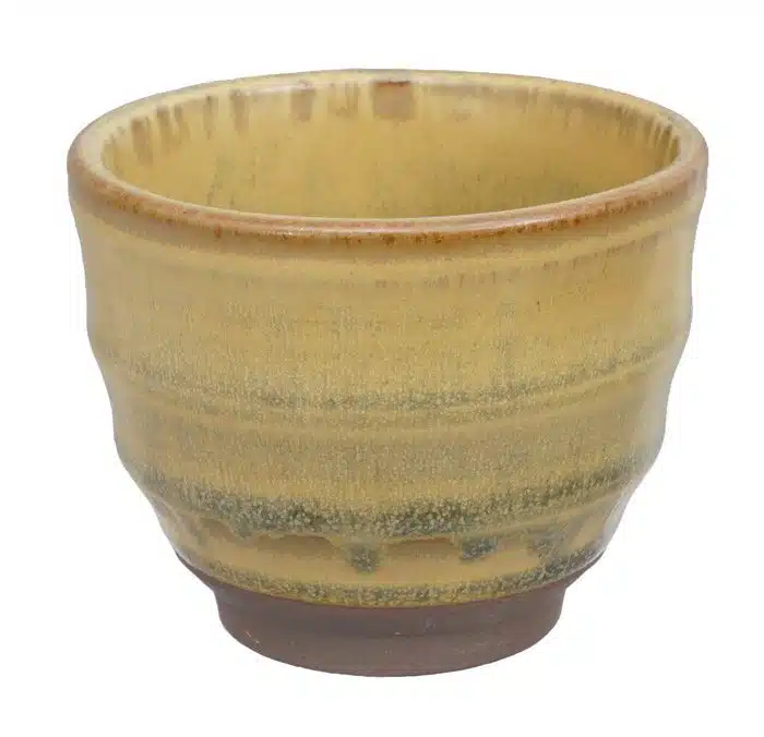 Brown / Golden Handmade Mug - 8.5 x 6.9 cm