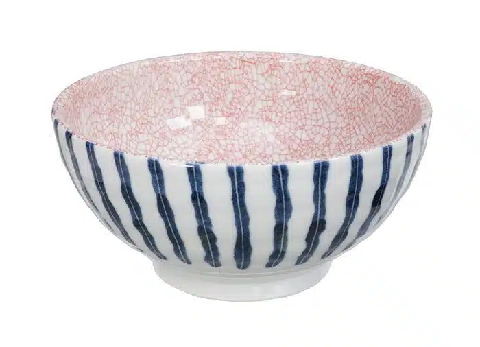 Blue / Red Bowl - Mixed Bowls - 18.5 x 9 cm 1000 ml