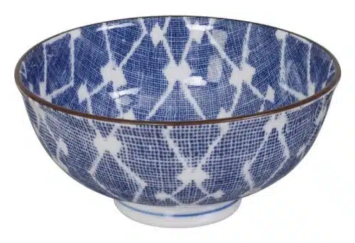 Tokyo Design Studio - Shibori - Blauw/Witte Kom - 11.8 x 5.5cm 300ml