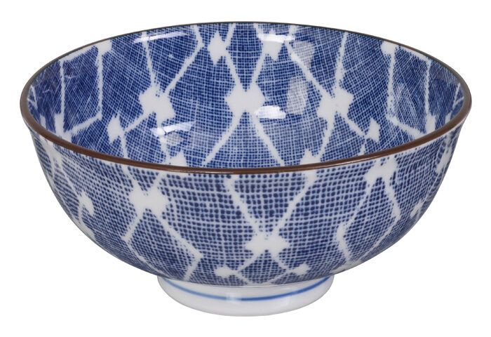 Tokyo Design Studio - Shibori - Blauw/Witte Kom - 11.8 x 5.5cm 300ml