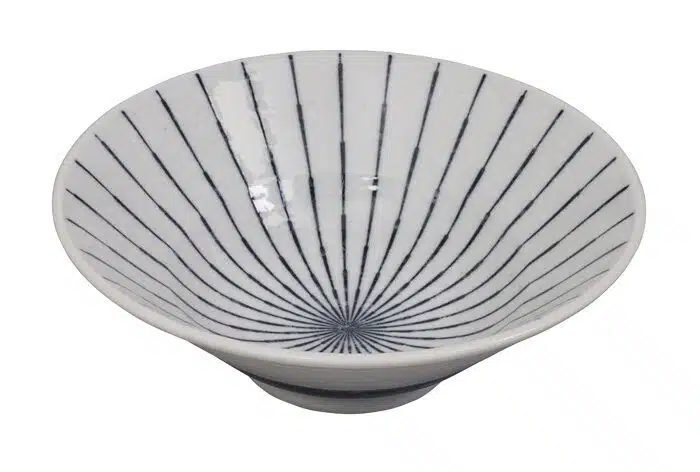 Blue / White Bowl Tokusa White - 20 x 7 cm 850 ml