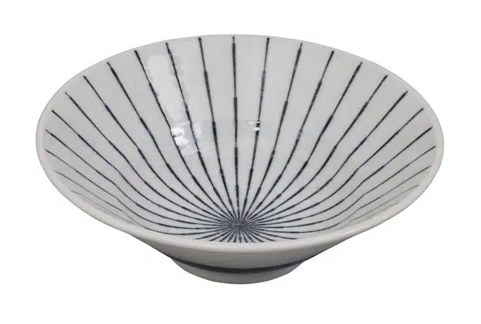 Blue / White Bowl Tokusa White - 20 x 7 cm 850 ml