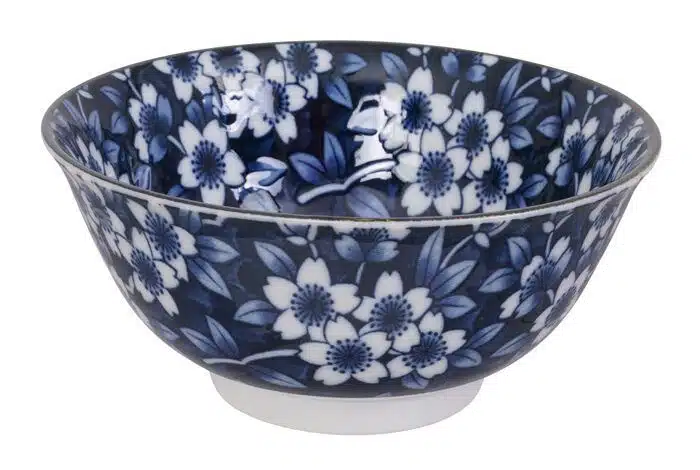 Blue / White Bowl - Mixed Bowls - 14.8 x 7 cm 500 ml
