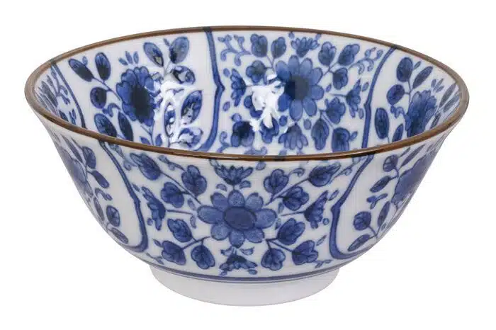 Blue / White Bowl - Mixed Bowls - 15 x 6,8 cm 500 ml