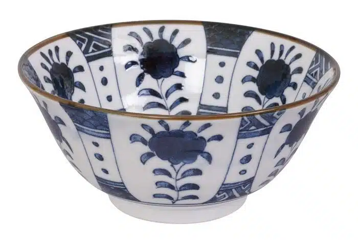 Blue / White Bowl - Mixed Bowls - 15 x 6,8 cm 500 ml