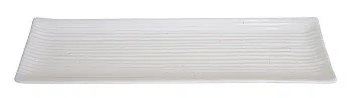 White rectangular serving plate - Large plates - 33.2 x 10.5 cm