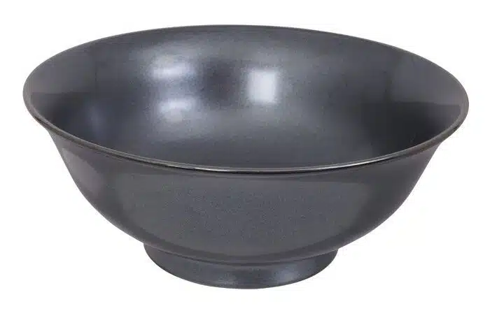 Matte Black Bowl - Tetsu Kessho - 21 x 8.7 cm 460 ml