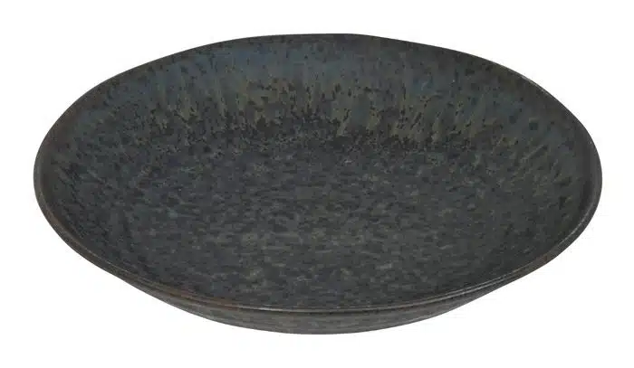 Matte Black Plate - Onyx Noir - 20.5 x 4.5 cm 550 ml
