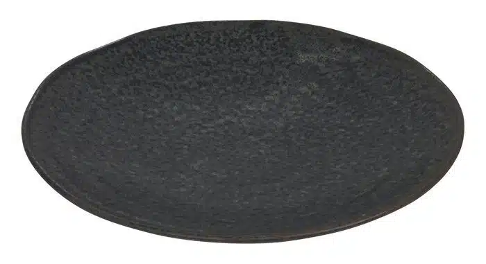 Matte Black Plate - Onyx Noir - 25 x 3.7 cm