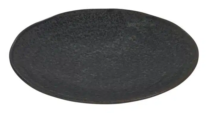 Matte Black Plate - Onyx Noir - 25 x 3.7 cm