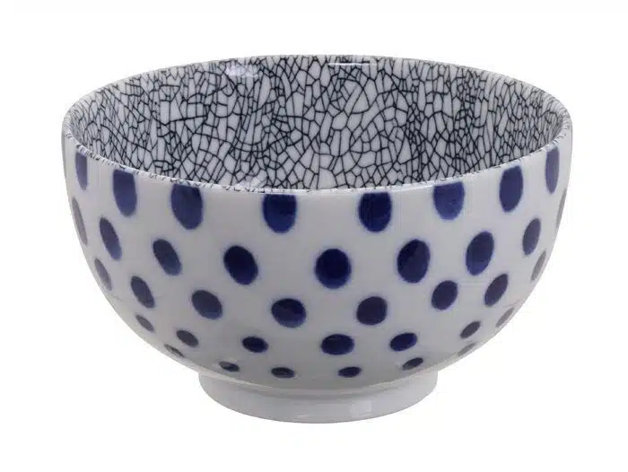 Blue / White Bowl - Mixed Bowls - 13.2 x 7.4 cm 500 ml