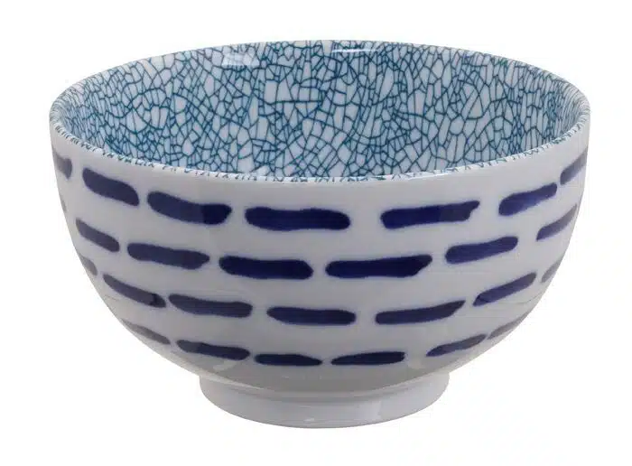 Blue / White Bowl - Mixed Bowls - 13.2 x 7.4 cm 500 ml