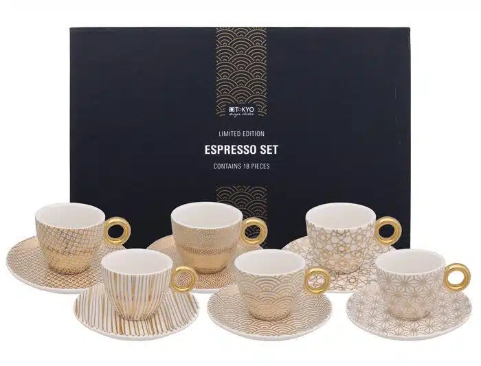 Golden Espresso Set Nippon Tokyo Design Studio - Set (18)
