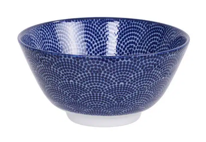 Blue / White Bowl Dots - Nippon Blue - 12 x 6.4 cm 300 ml