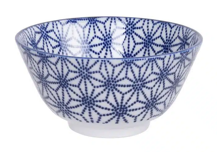Blue / White Bowl Star - Nippon Blue - 12 x 6.4 cm 300 ml