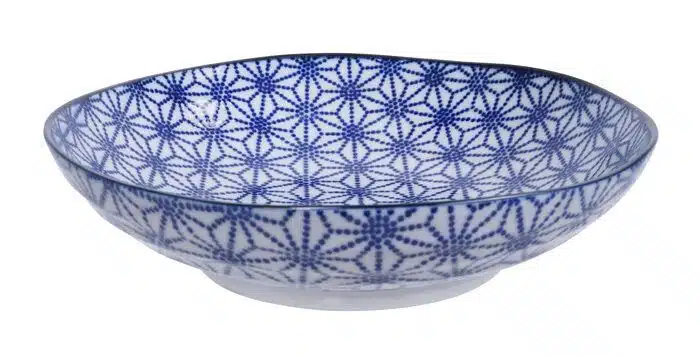 Blue / White Plate Star - Nippon Blue - 21 x 5.2 cm