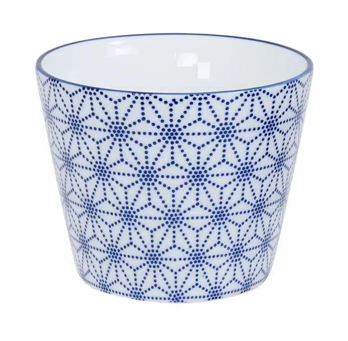 Blue / White Espresso Cup Star - Nippon Blue - 8.3 x 6.5 cm 180ml