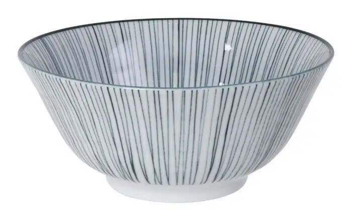 Black / White Tray Lines - Nippon Black - 15.2 x 6.7 cm 500 ml