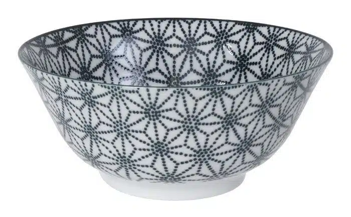 Black / White Bowl Star - Nippon Black - 15.2 x 6.7 cm 500 ml