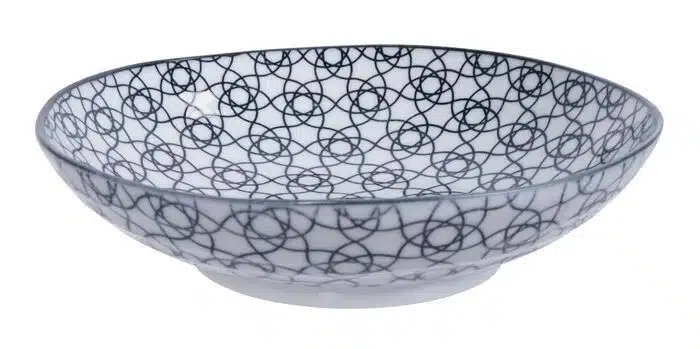 Black / White Plate Stripes - Nippon Black - 21 x 5.2 cm