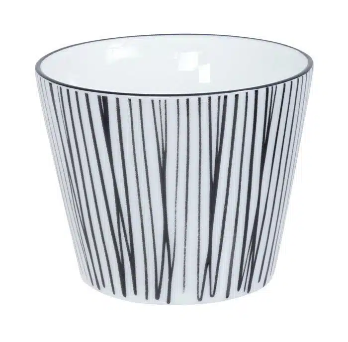 Black / White Espresso Cup - Nippon Black - 8,3 x 6,5 cm 180 ml