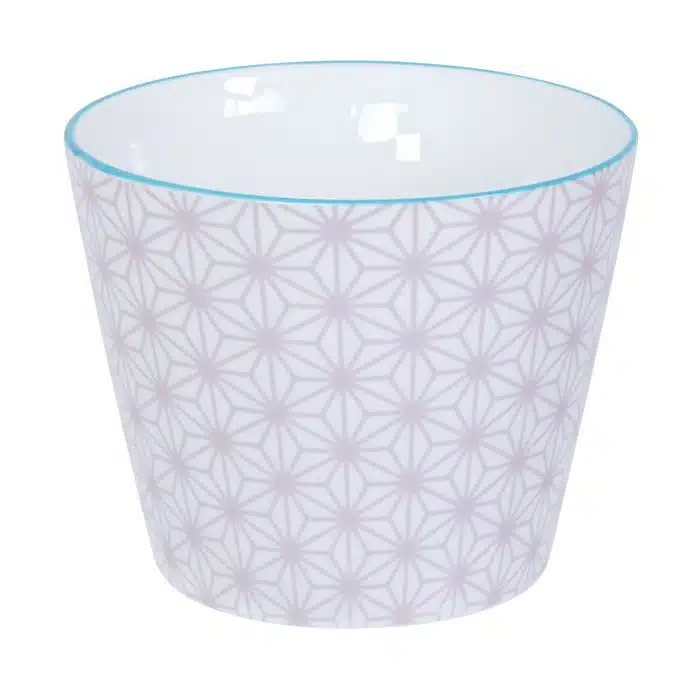 Purple / White Mug - Star Wave - 8,3 x 6,5 cm 180 ml