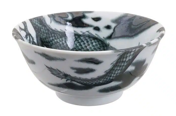 Black Bowl - Dragon - 15 x 7 cm 500 ml