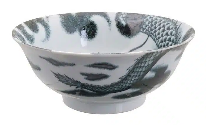 Black Bowl - Dragon - 21 x 8.3 cm 1000 ml