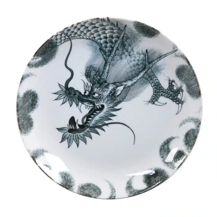 Black Plate - Dragon - 25.3 cm