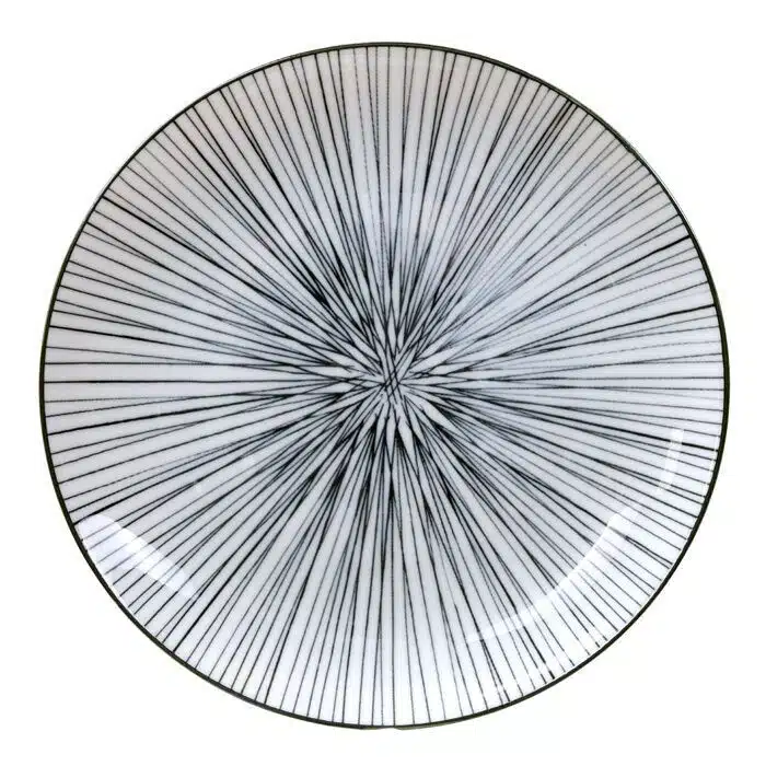 Black / White Plate Lines - Nippon Black - 20,6 x 2,2 cm