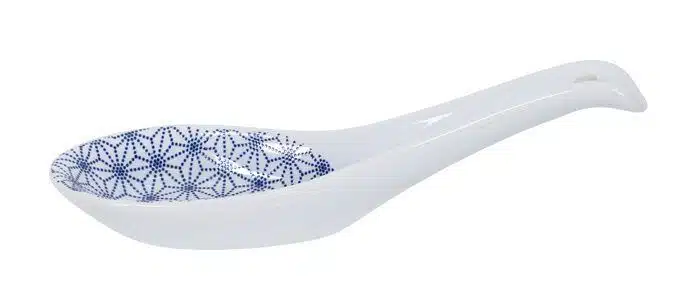Blue / White Spoon Star - Nippon Blue - 13.8 x 4.8 cm