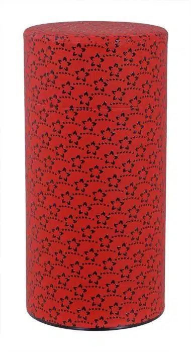 Flower - Rood Roestvrijstalen Theeblik - 7.6 x 15.5cm 200gr
